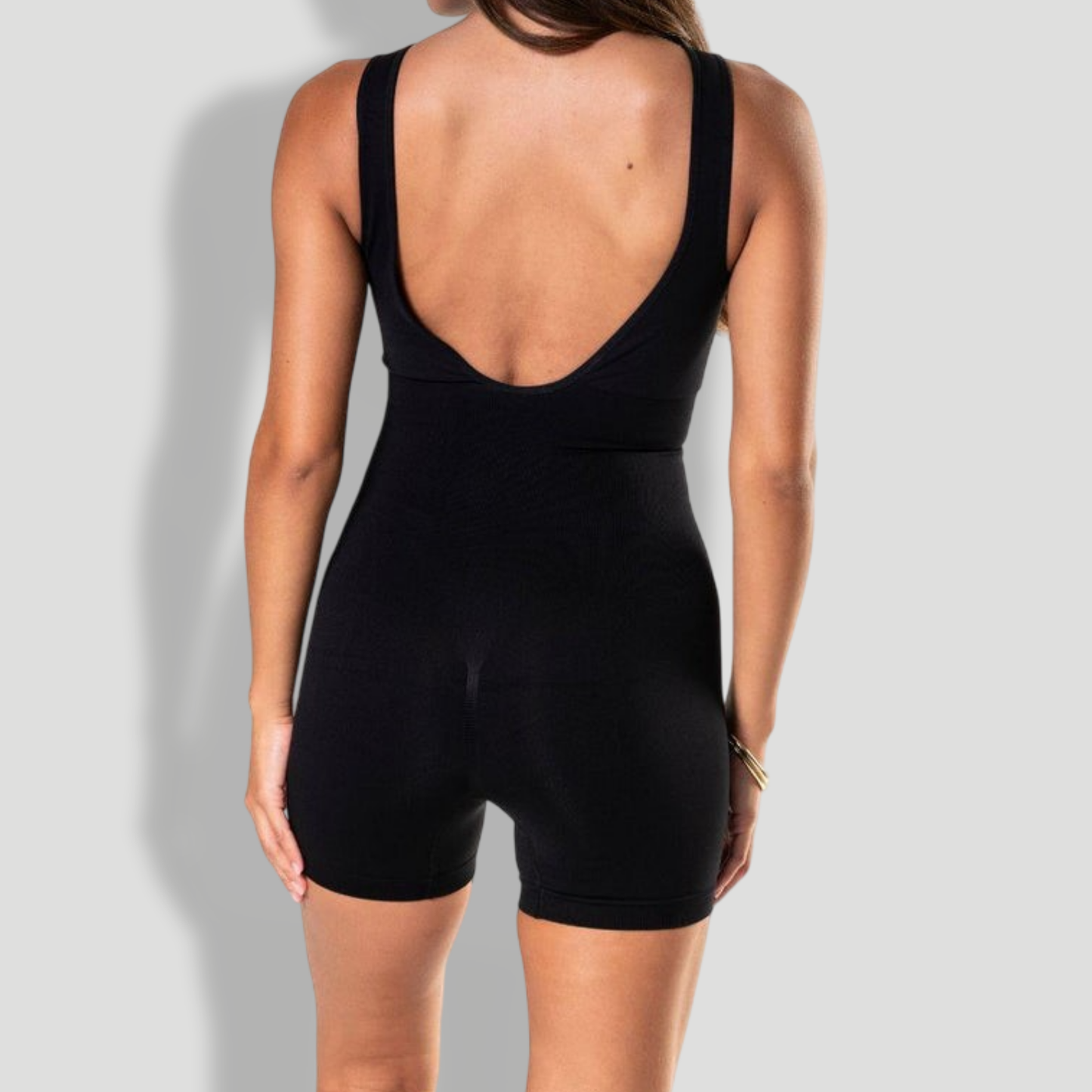 Round Neck Low Back Bodysuit
