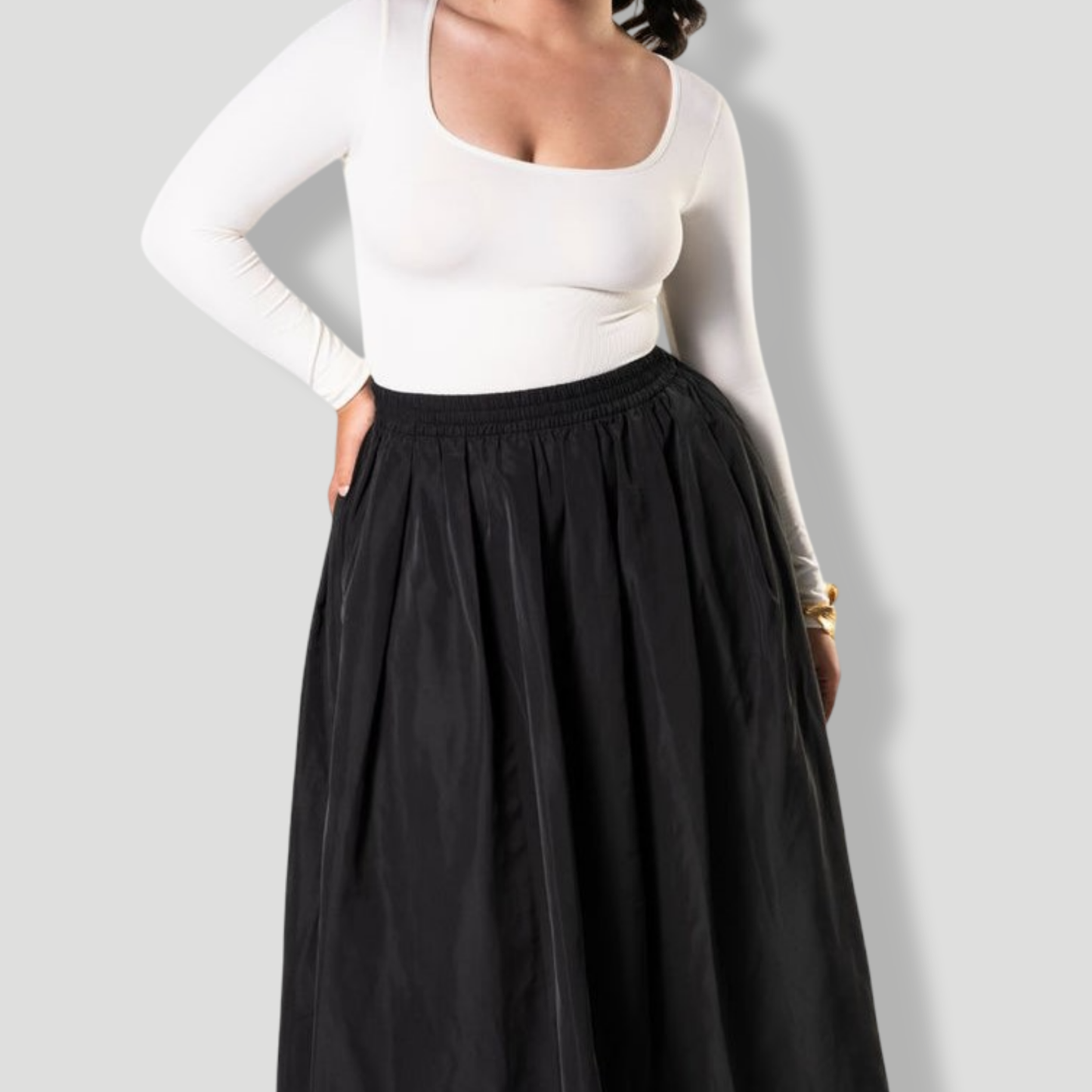 Long Sleeve Thong Bodysuit