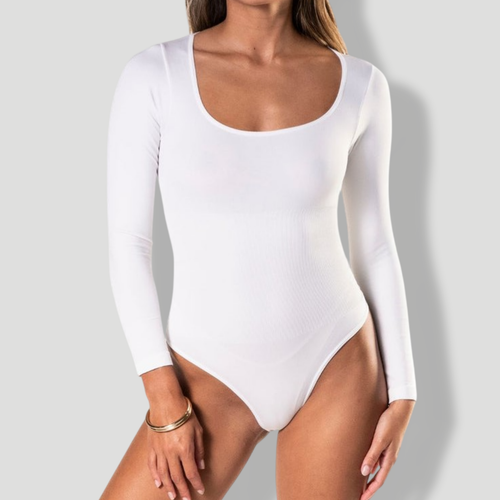 Long Sleeve Thong Bodysuit