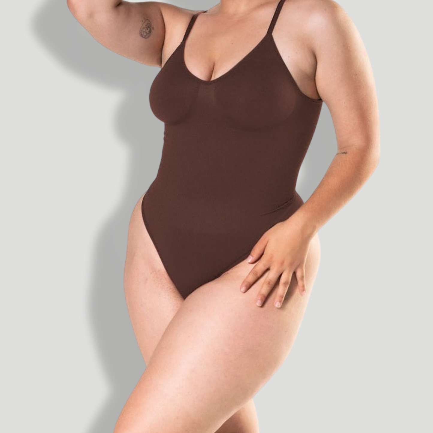 Low Back Snatched Thong Bodysuit