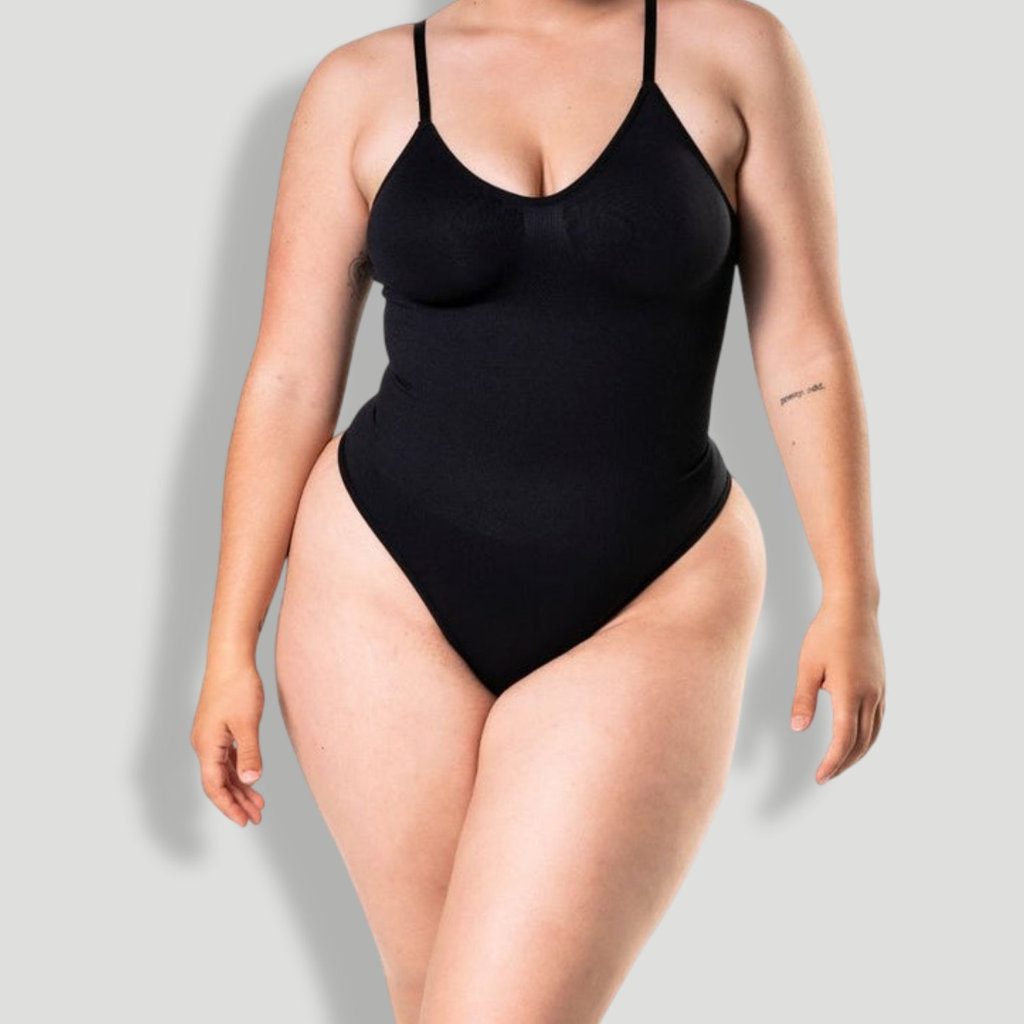 Low Back Snatched Thong Bodysuit