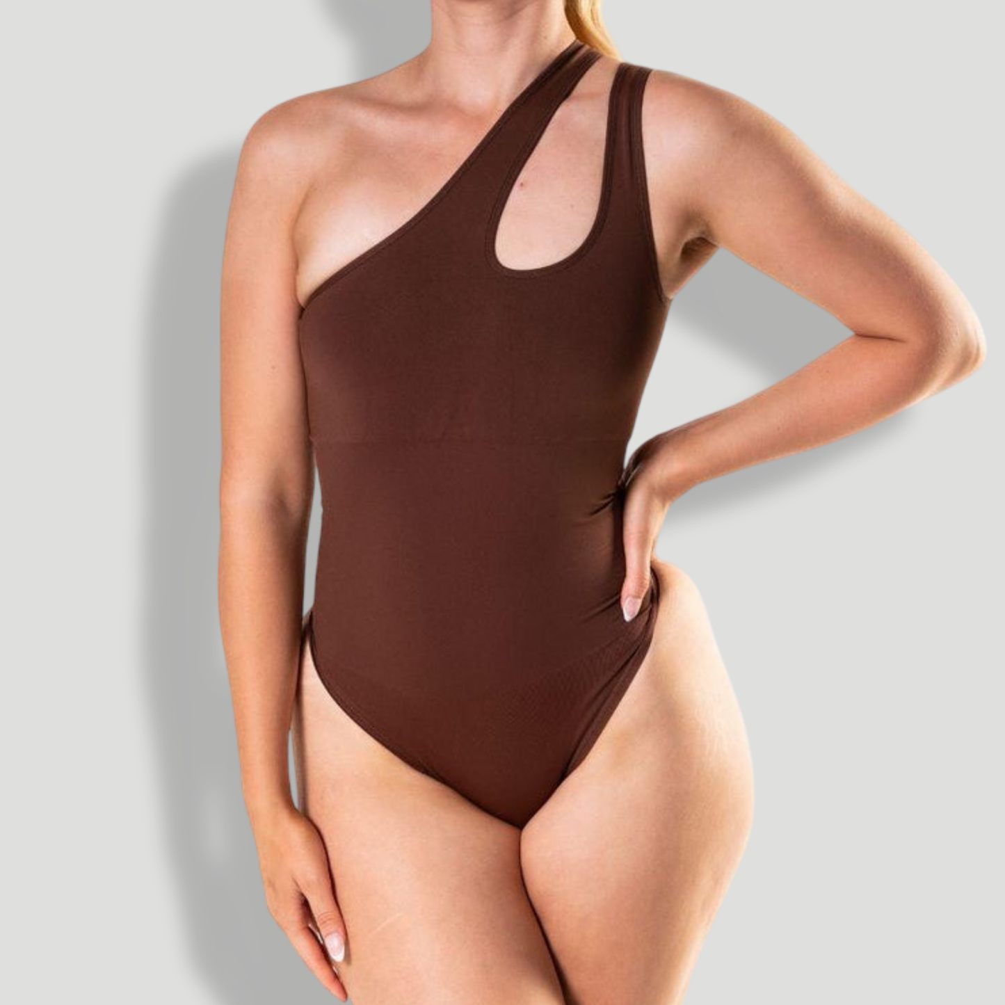 One Shoulder Shapewear Bodysuit