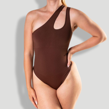 One Shoulder Shapewear Bodysuit