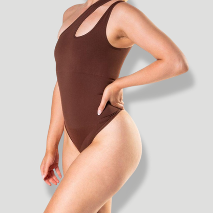 One Shoulder Shapewear Bodysuit