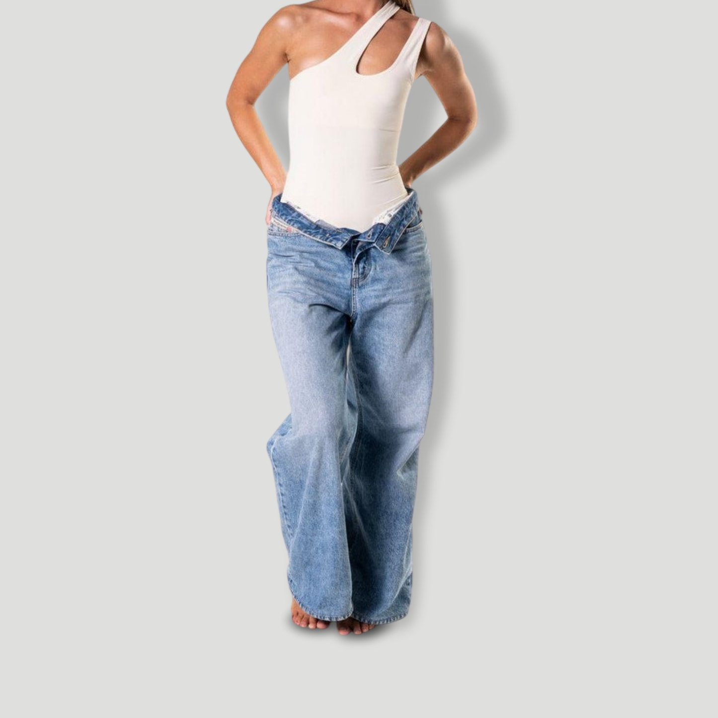 One Shoulder Shapewear Bodysuit