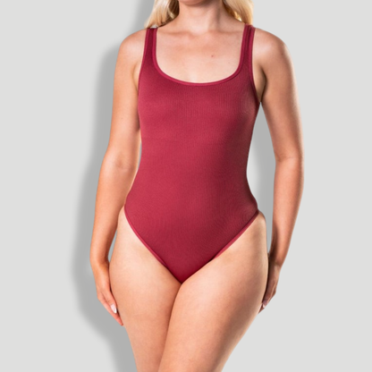 Ribbed Snatched Shapewear Bodysuit