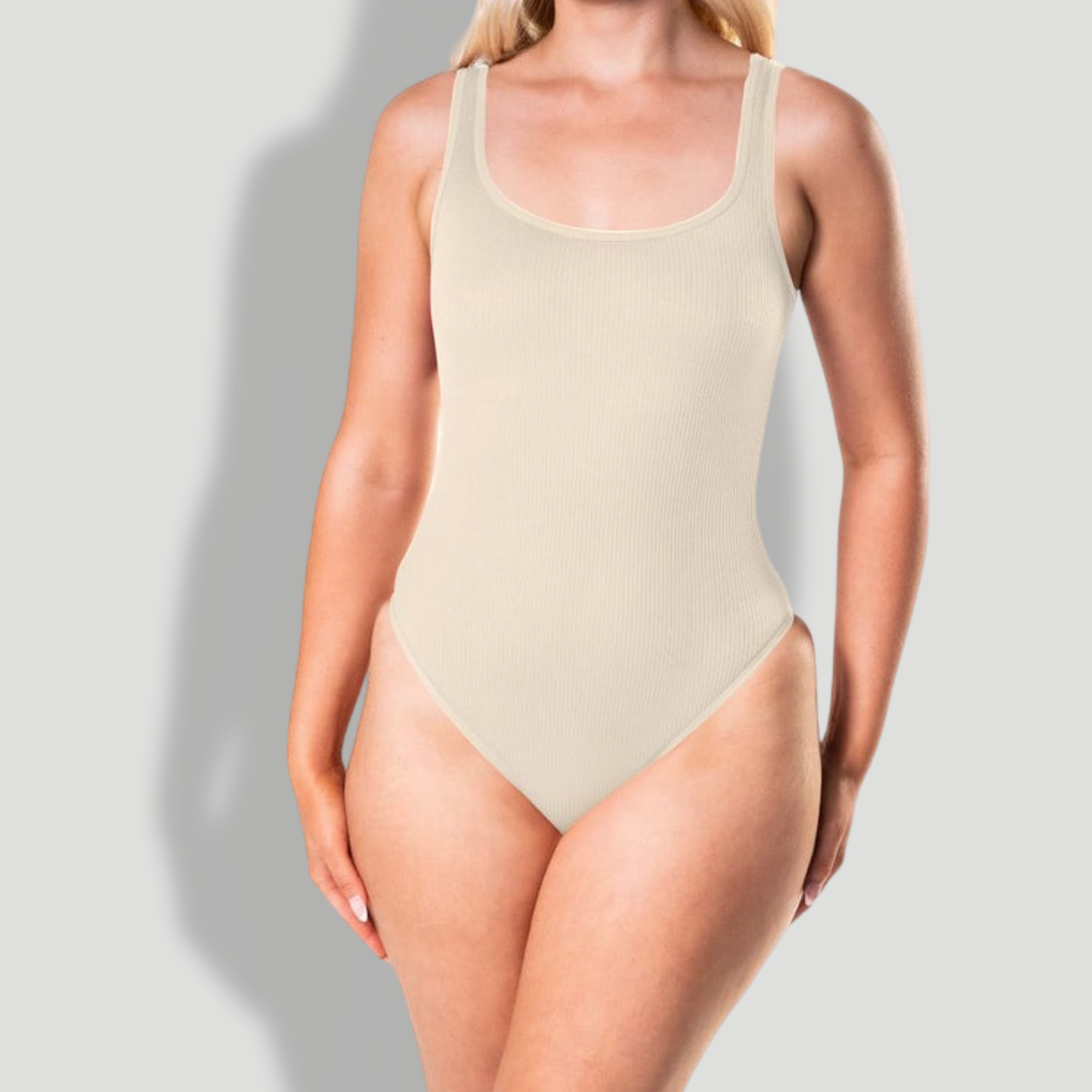Ribbed Snatched Shapewear Bodysuit