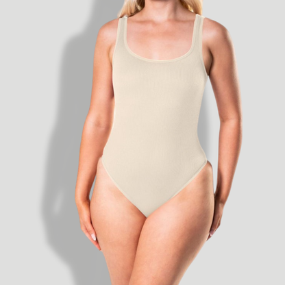 Ribbed Snatched Shapewear Bodysuit