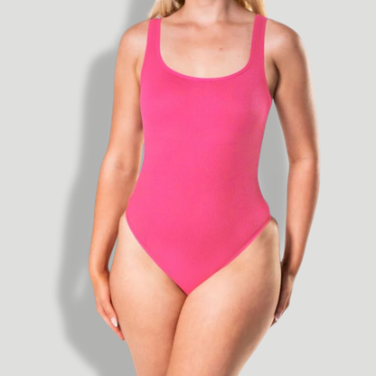 Ribbed Snatched Shapewear Bodysuit