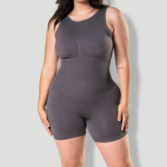 Round Neck Low Back Bodysuit