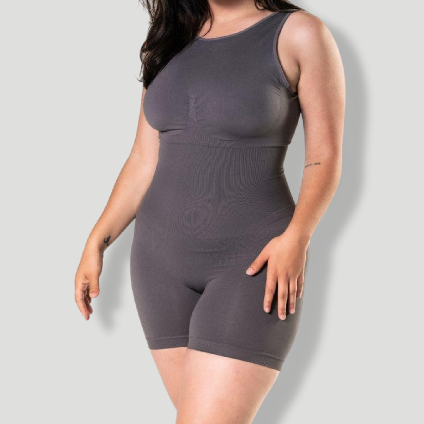 Round Neck Low Back Bodysuit