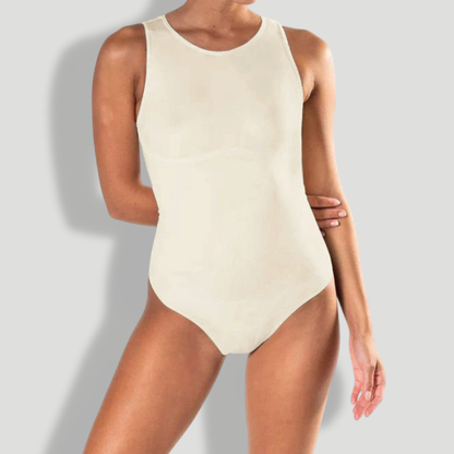 Round Neck Thong Bodysuit