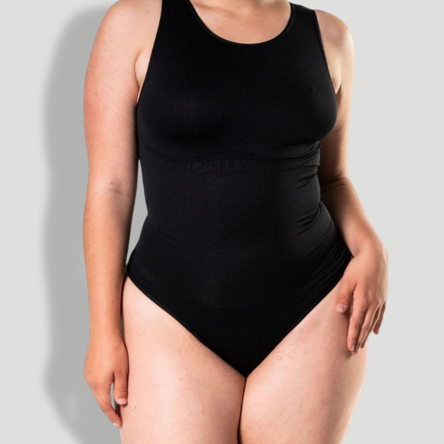 Round Neck Thong Bodysuit