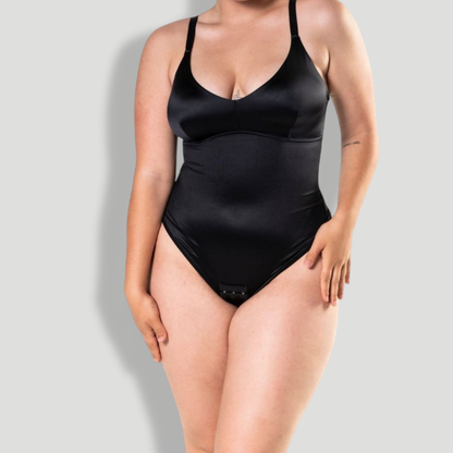 Satin Snatched Thong Bodysuit