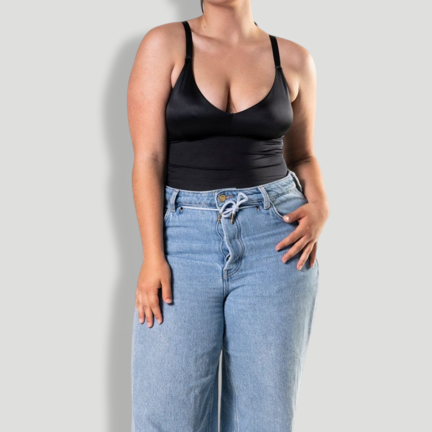 Satin Snatched Thong Bodysuit