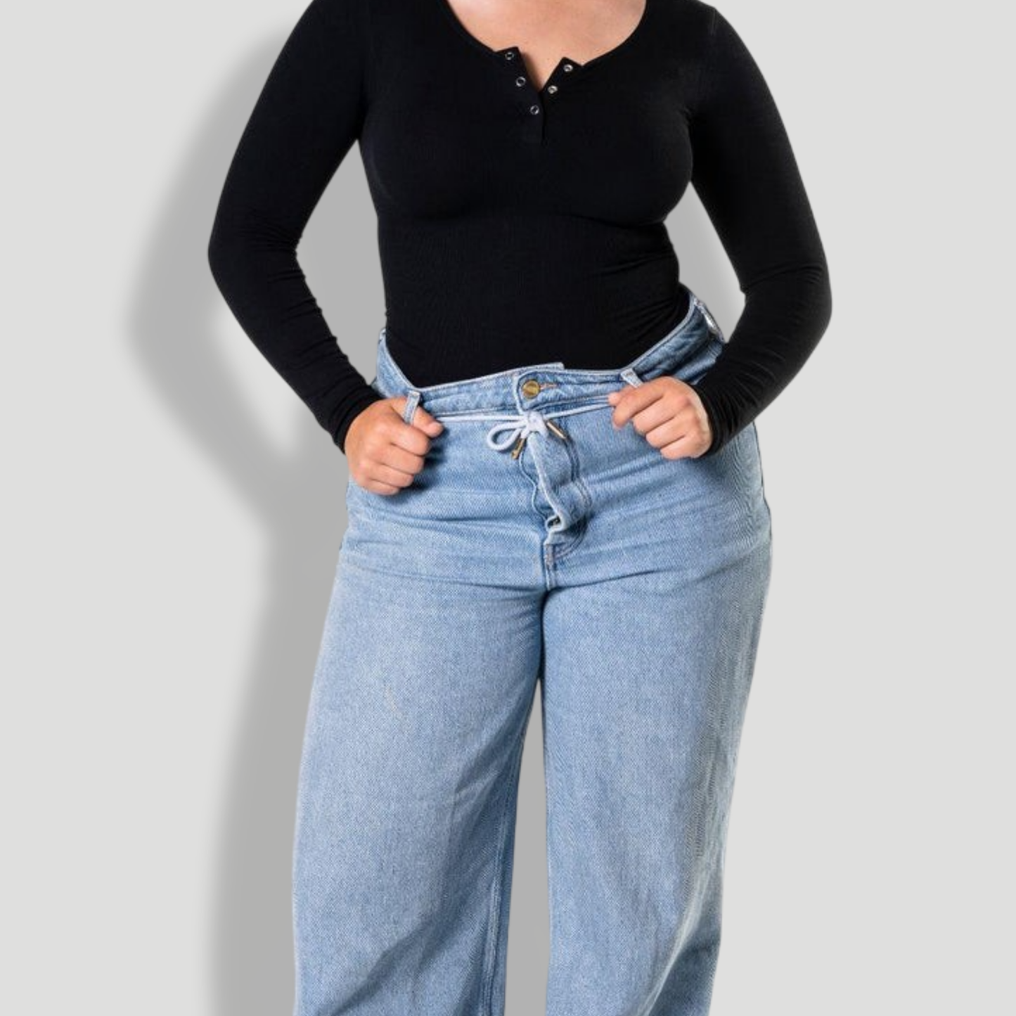 Seamless Long Sleeve Thong Bodysuit