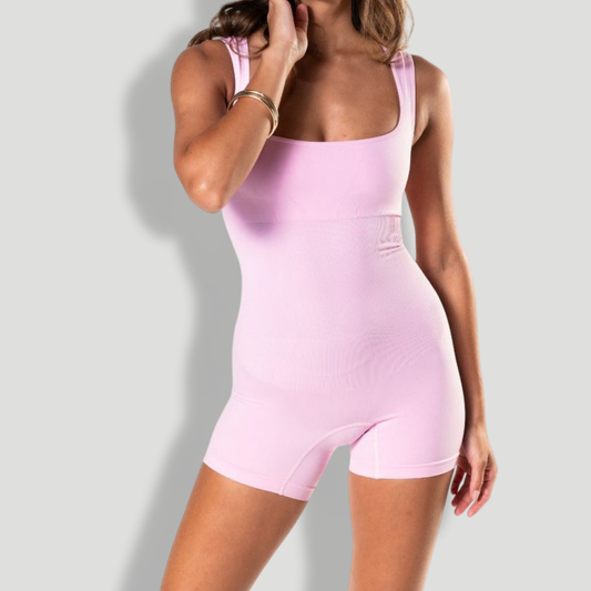 Square Neck Shapewear Jumpsuit