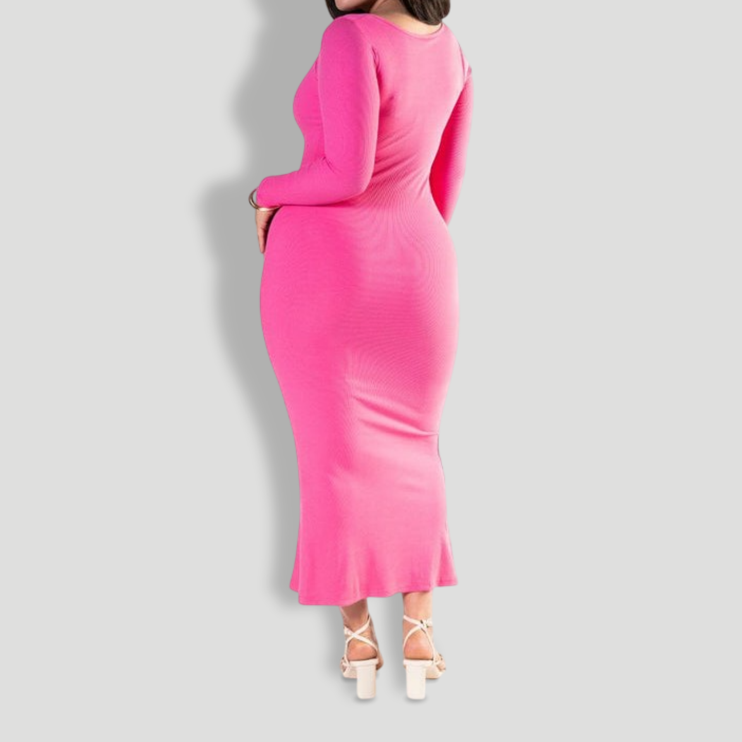 Shapewear Long Sleeve Dress