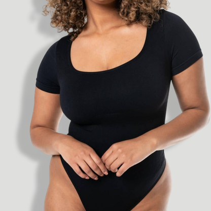 Square Neck Thong Bodysuit