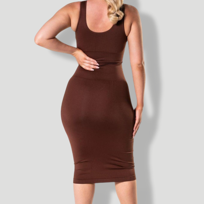 Sleeveless Shapewear Maxi Dress