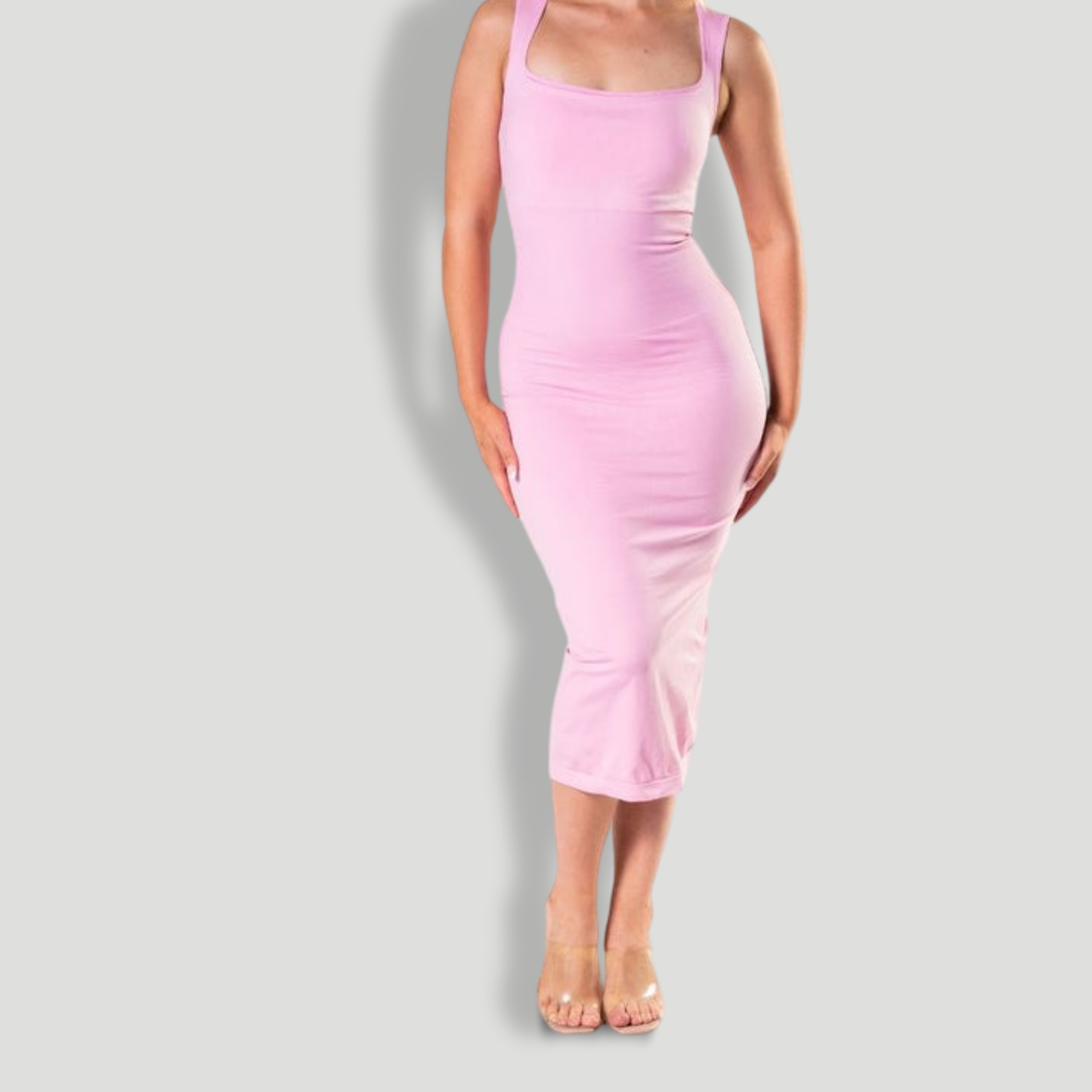 Square Neck Shapewear Dress