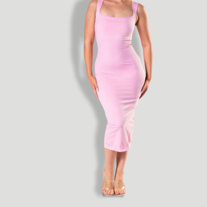 Square Neck Shapewear Dress