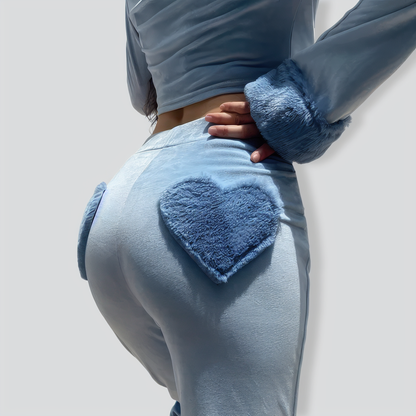 Belly Shirt Zipper Slim Suit