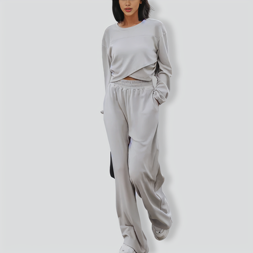 Two-piece fashion sports and leisure sweater