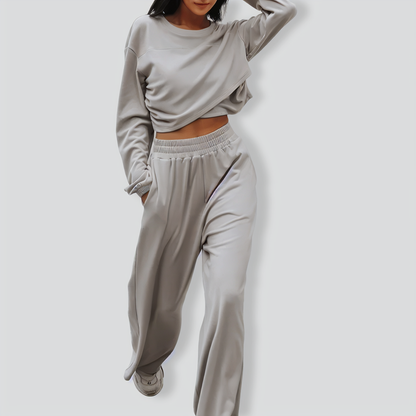 Two-piece fashion sports and leisure sweater