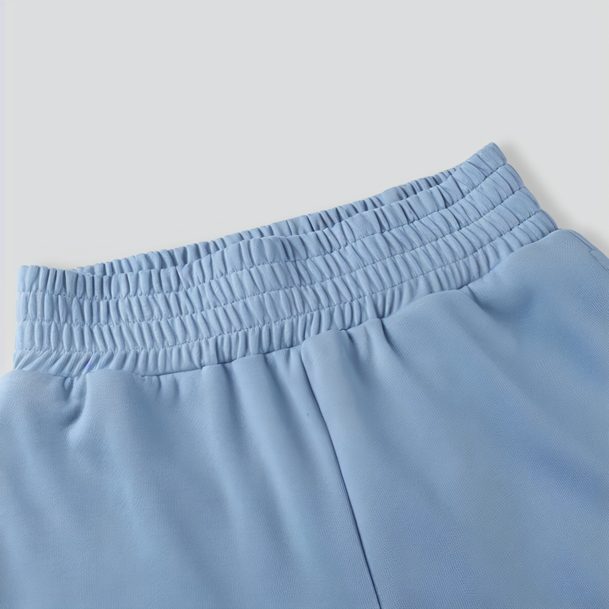 Relaxed Solid Color Long Sleeve Sweatshirt Two-piece Set