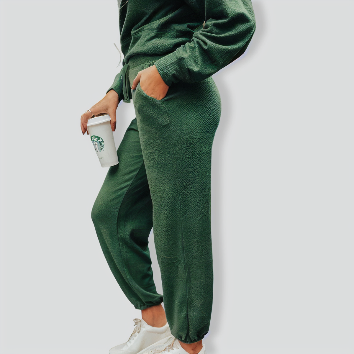 Autumn And Winter Round Neck Casual Set