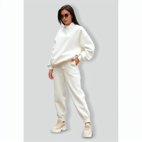 Fashion Casual Solid Color Two-piece Hoodie