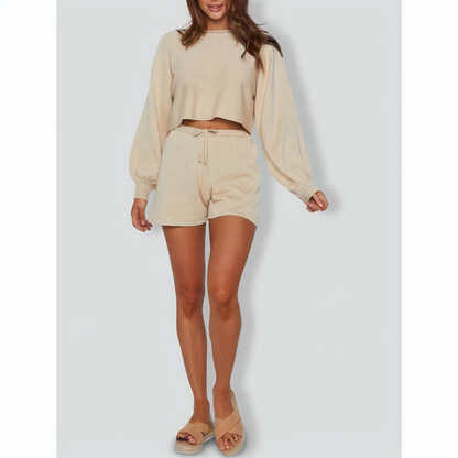 Two-piece Casual Sweater Suit