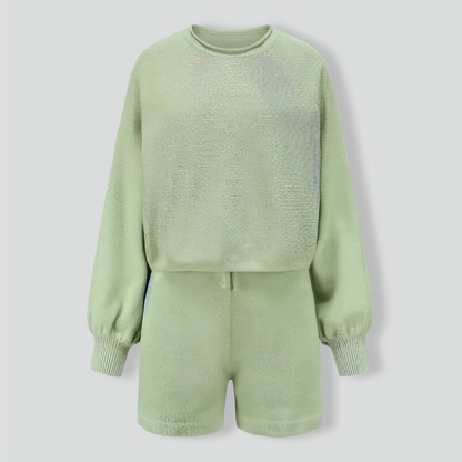 Two-piece Casual Sweater Suit