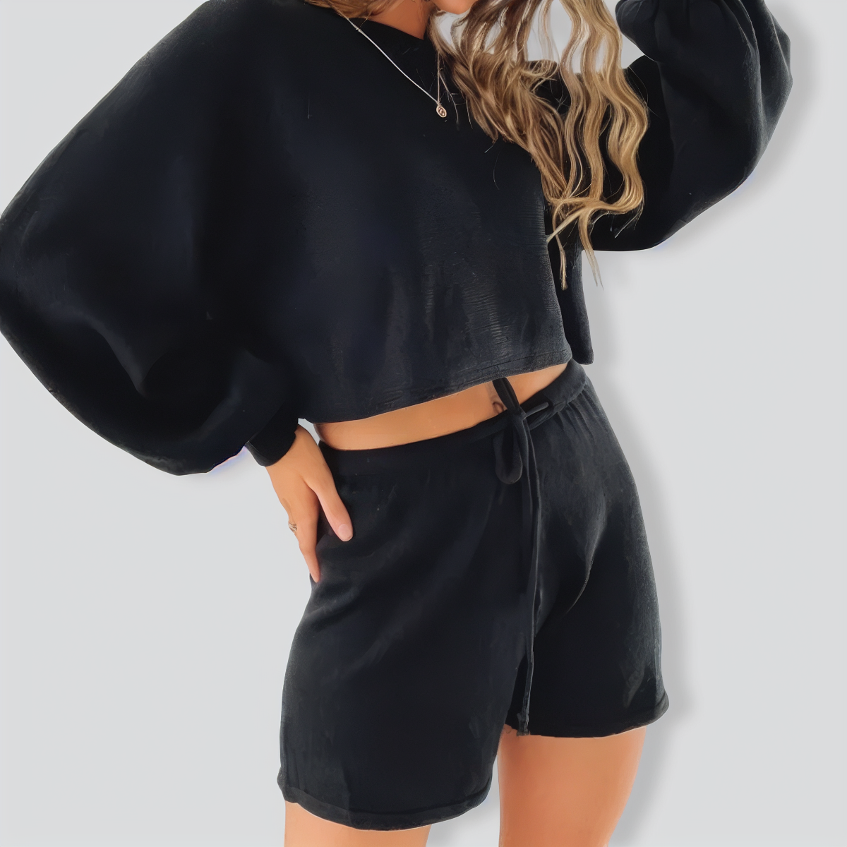 Two-piece Casual Sweater Suit