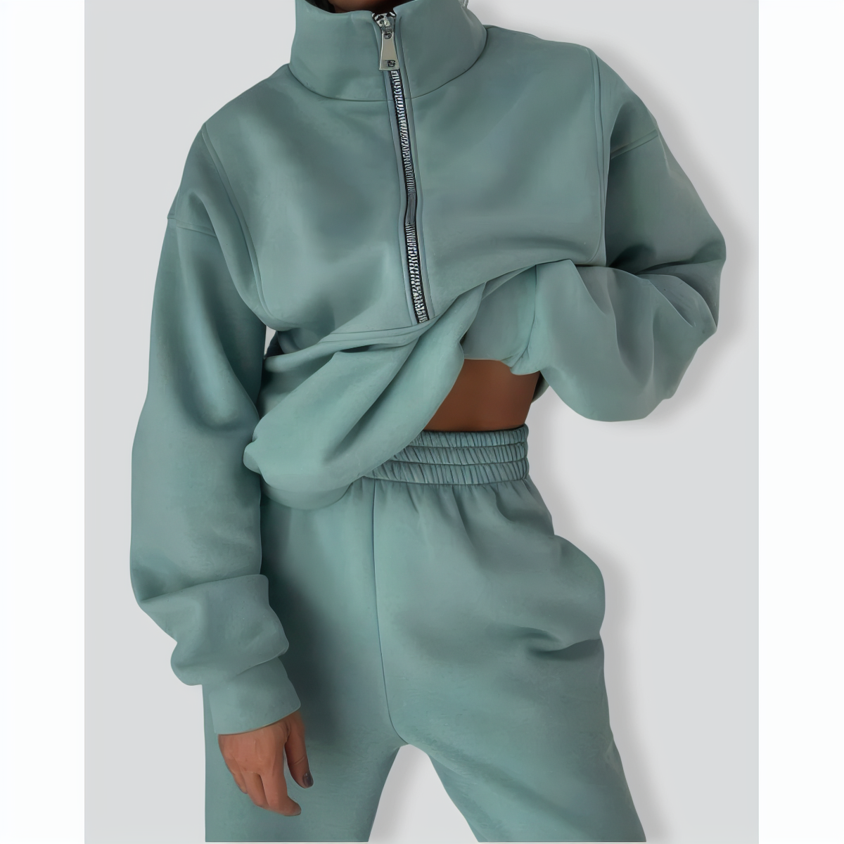 Fashion Fleece Sports and Leisure Three-Piece Set
