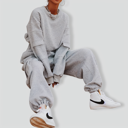 Casual Trousers Sweater Casual Suit Women