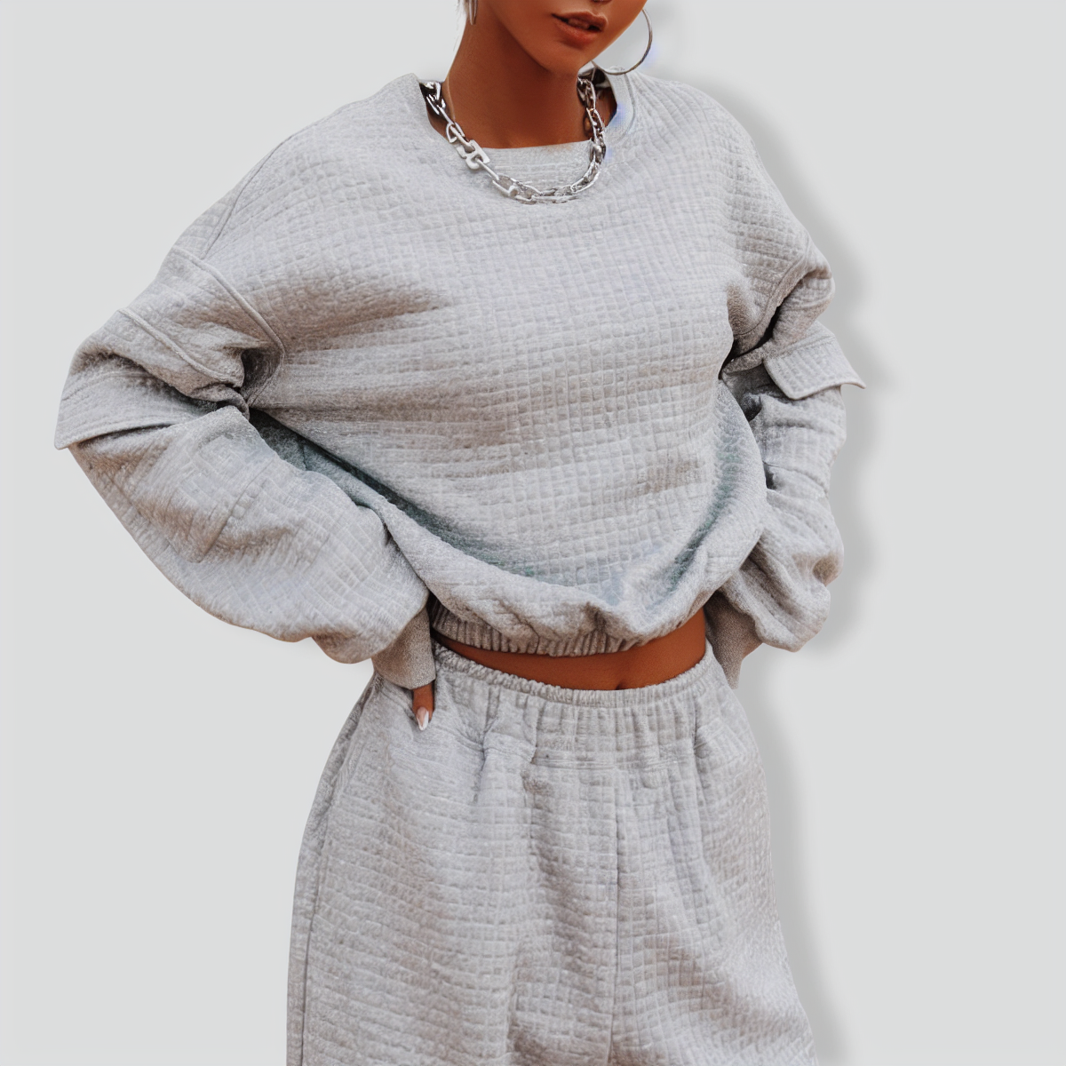 Casual Trousers Sweater Casual Suit Women