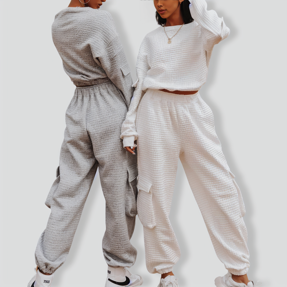 Casual Trousers Sweater Casual Suit Women