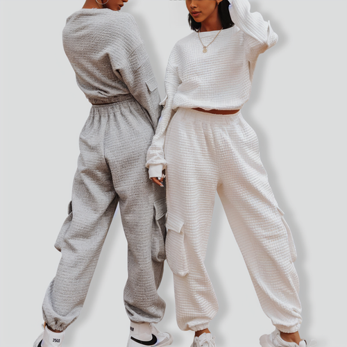 Casual Trousers Sweater Casual Suit Women