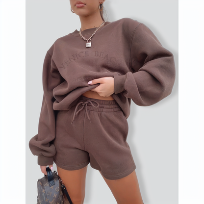Letter Embroidery Thick Loose Casual Sweater