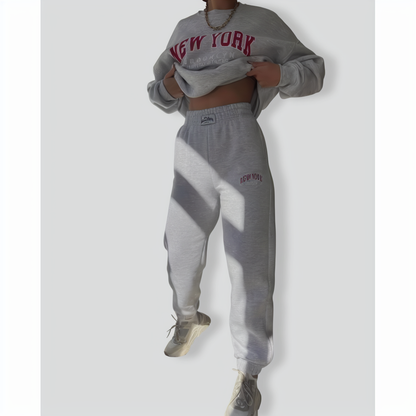 Two-Piece Printed Long-Sleeves Set