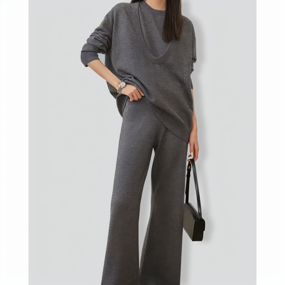 Retro high-end fashion three-piece set