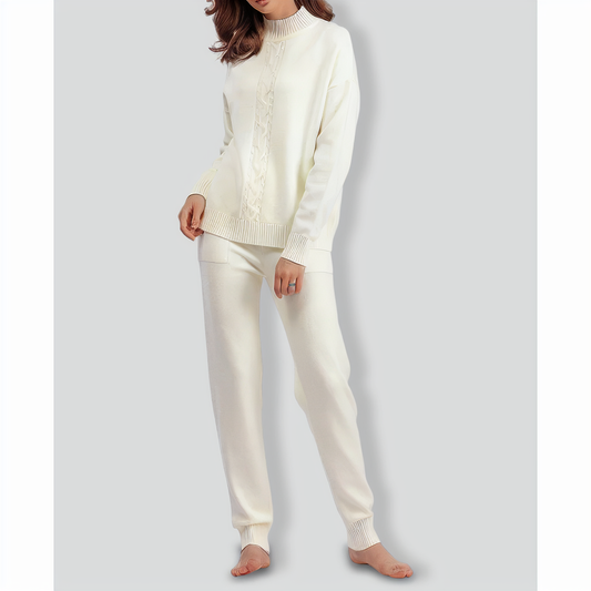 Relaxed Turtleneck Two-pieces Set