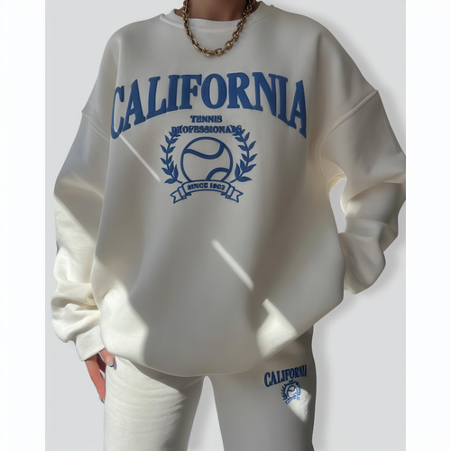 Casual Printed Sportswear Suit