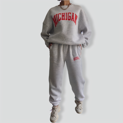 Casual Printed Sportswear Suit