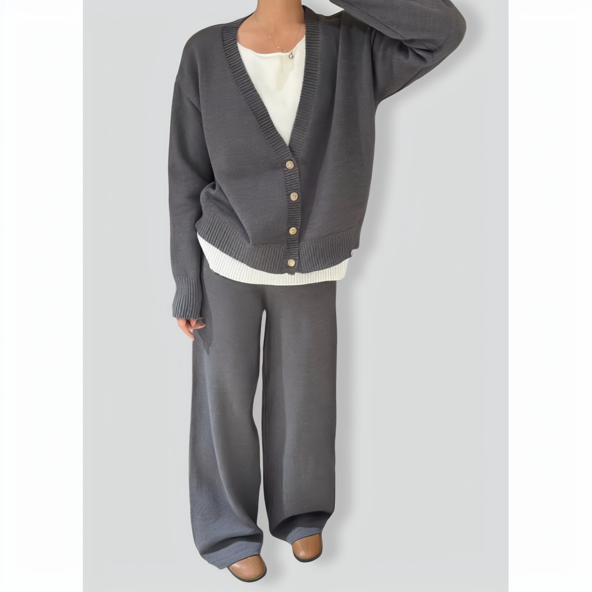 Casual Loose Slimming Two Pieces Set