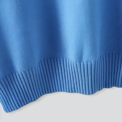 Versatile Knitted Top and Casual Pants Two-Piece Set