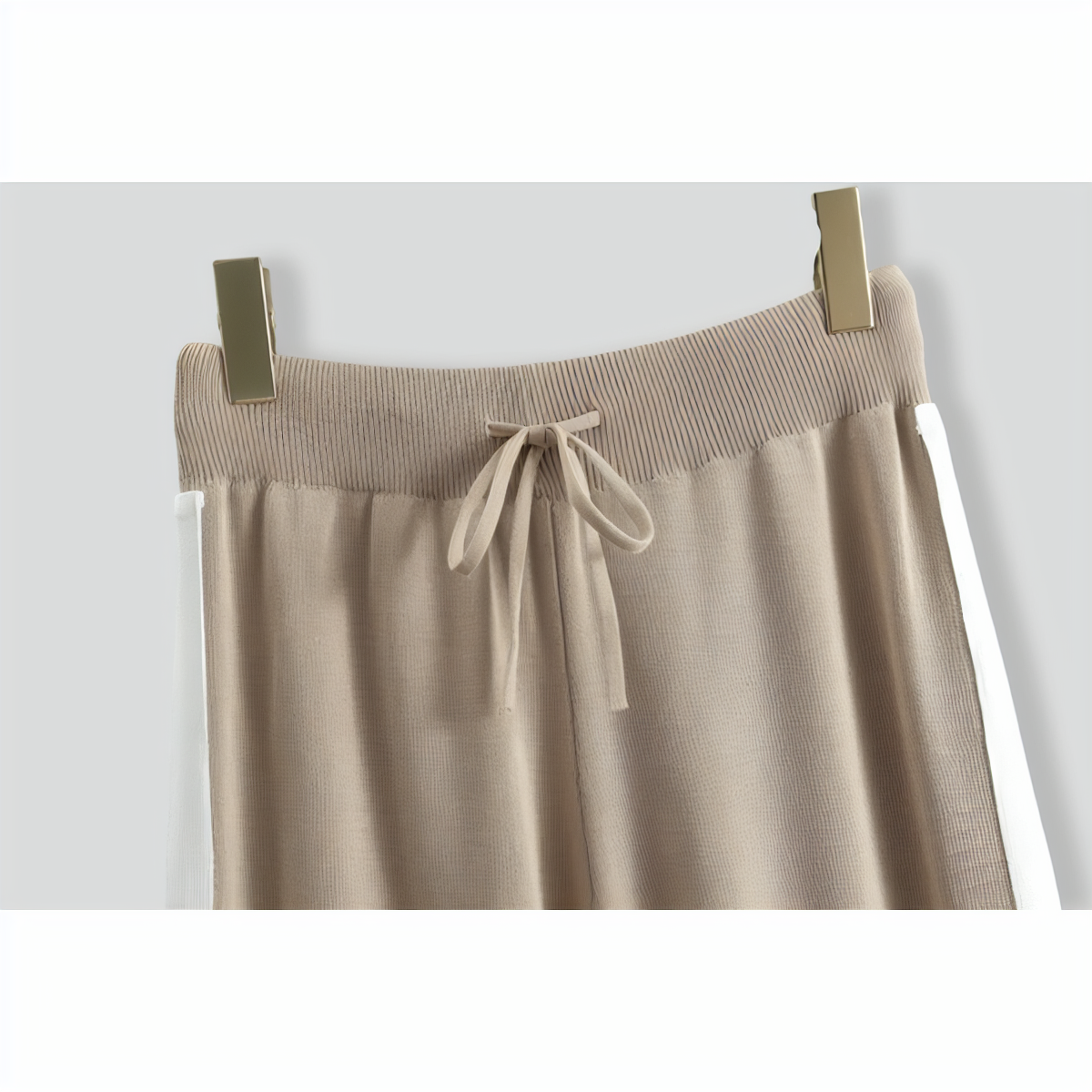 Fashion Striped Knitted Three-Piece Set