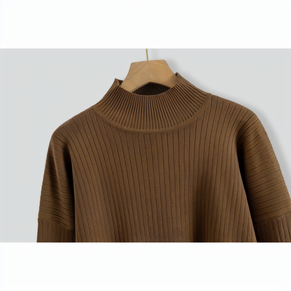 Casual Basic Knitted Two-Piece Set